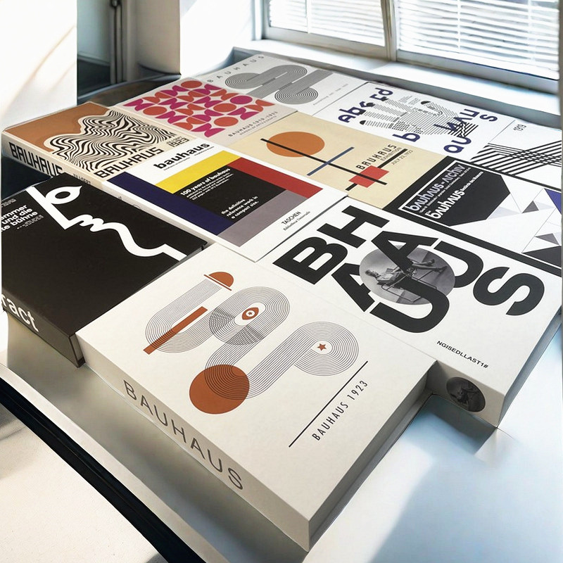 Interior Design Book - Abstract Bauhaus Luxe Decoratieve Boeken Boho