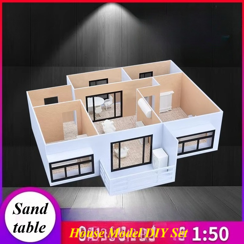 Interior Design Studio - 1:50 Schaal Zandtafel Diorama Interieurontwerp Modelbouwpakket