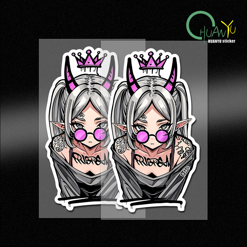 Interior Design Studio - Modieuze Frieren Graffiti Design muurstickers coole