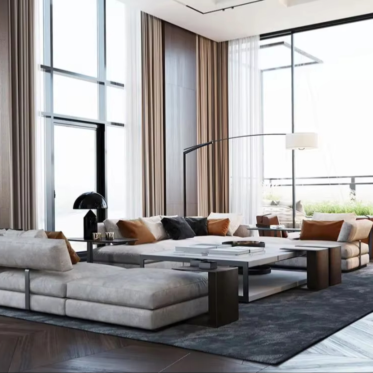 Interior Design Luxury House - Sanhai Superluxe herenhuis Interieurontwerpservice Villa Huis