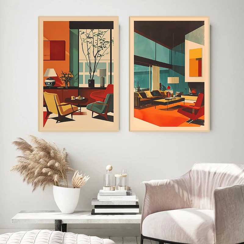 Frameloze vintage interieur ar - Interior Design Studio recensie en prijs