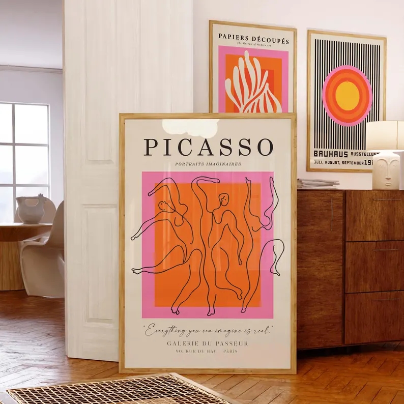3pcsModern Oranje Bauhaus En P - Interior Design Living Room recensie en prijs
