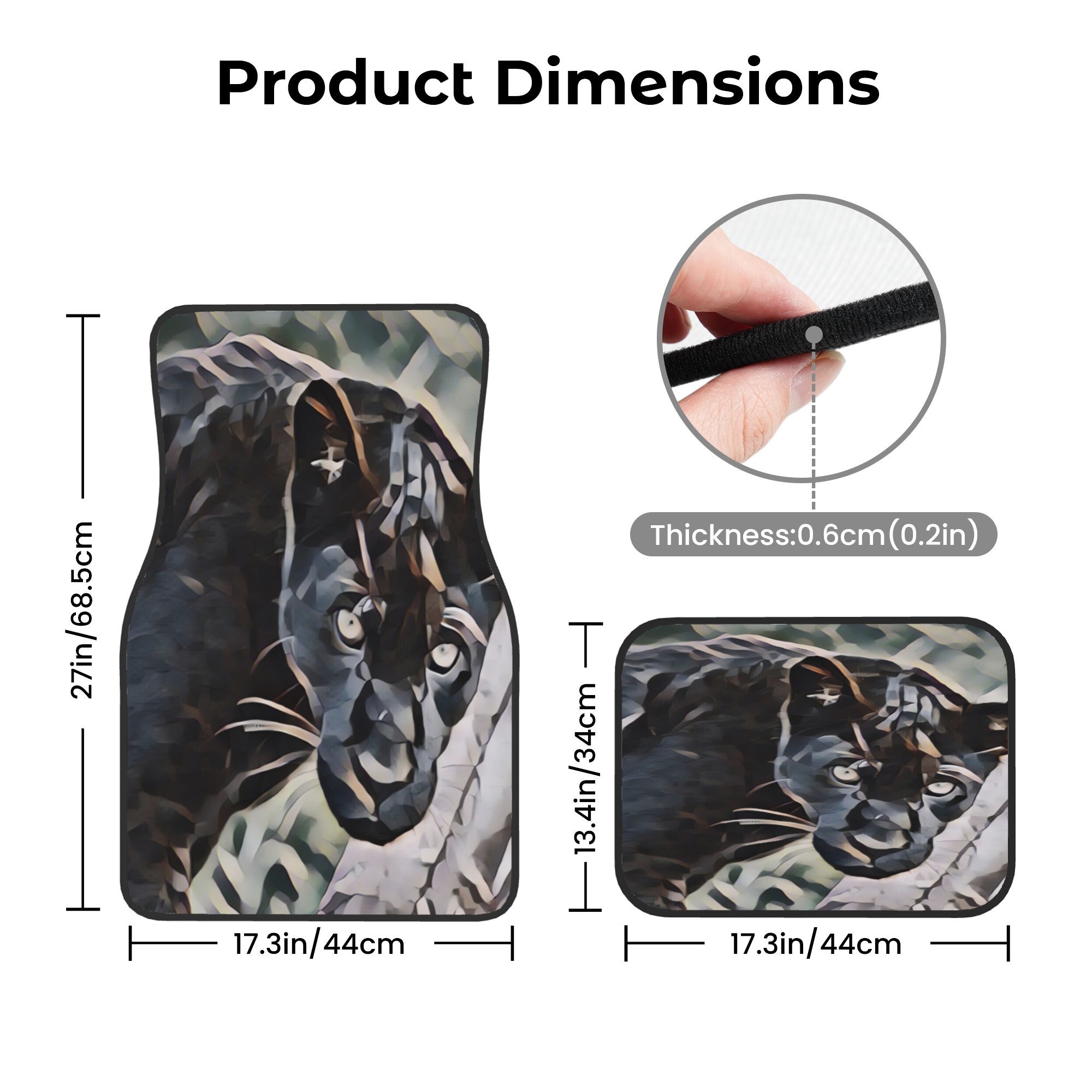 4 stuks Black Panther In Studi - Interior Design Studio recensie en prijs