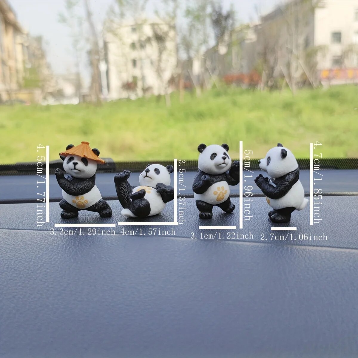 4 stks/set Panda Ontwerp Auto  - Interior Design Degree recensie en prijs