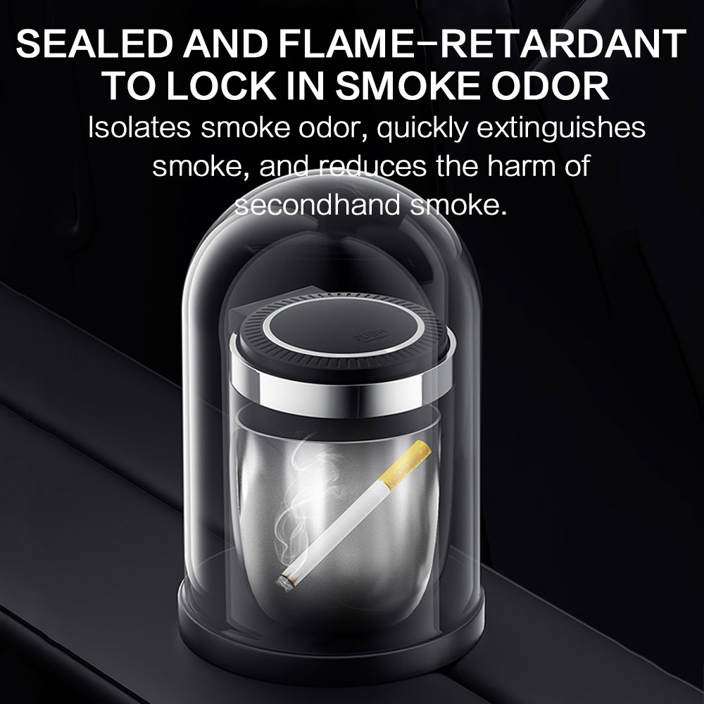 Auto-asbak met led-verlichting - Interior Design Degree recensie en prijs